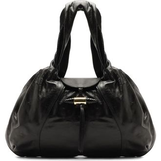 Arezzo Large Rita Leather Hobo Bag in Black at Nordstrom