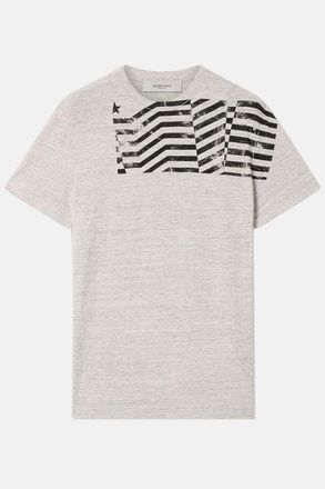 Golden Goose T-shirt Flag Print