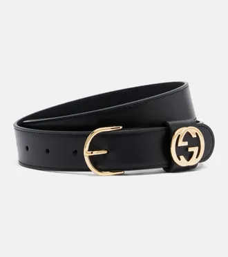 Gucci Interlocking G leather belt
