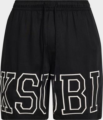 Ksubi Mens Touchdown Drawstring Shorts
