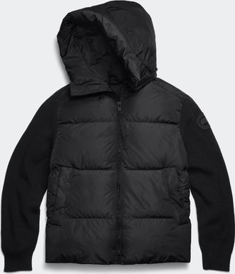 Canada Goose Chandail à capuchon en tricot HyBridgeMD Grove (Hommes, Black, TG)