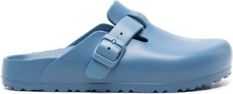 Birkenstock Boston buckled slippers - women - Rubber/Rubber/Rubber - 36 Narrow - Blue