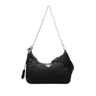 Prada Pre-owned Shoulder Bags, female, Black, Size: ONE SIZE Pre-owned Vintage Shoulder Bag