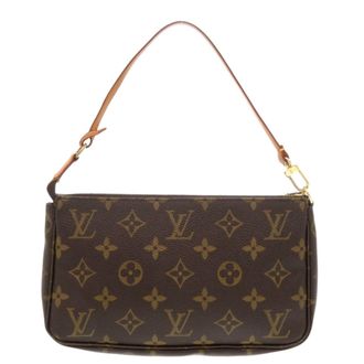 Louis Vuitton Brown Monogram Pochette Pouch (Pre-Owned)