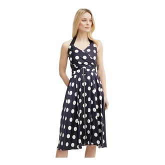 Patou Vestido Midi Acampanado - Dresses - Mujer - Azul - S