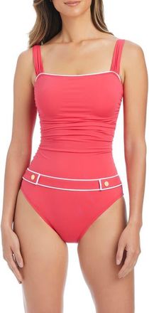 Bleu Rod Beattie Underwire One-Piece Swimsuit in Wild Watermelon at Nordstrom, Size 14