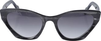 K&agrave;dor Coachella Glamour Black Gradient Cat-Eye Sunglasses