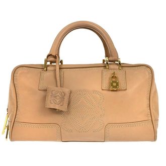 Loewe Amazona Leather Beige Leather Handbag (Pre-Owned)
