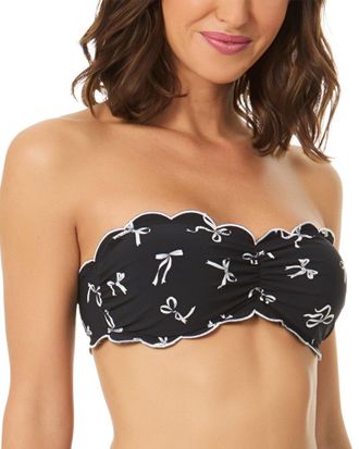 CeCe by Cynthia Steffe Cece Contrast Scallop Bandeau