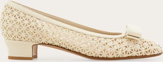 Ferragamo Women Vara bow pump White Size 10.5
