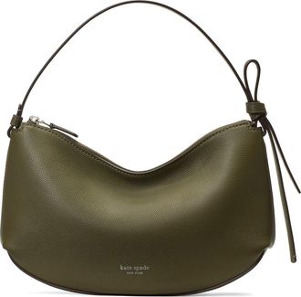 Kate Spade New York loop pebble leather shoulder bag in Seaweed at Nordstrom
