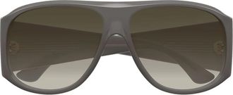 Chlo&eacute; Ch 0347S Pilot Zonnebril - unisex - Zonnebrillen - Grijs - 60 MM - Accessoires