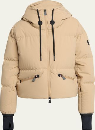 Moncler Allesaz Hooded Down Ski Jacket