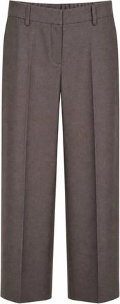 2-Biz Broek - Dames - Straight fit broeken - Bruin - M - Broeken