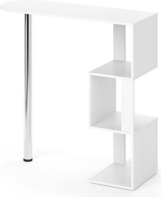 Vicco Mesa de bar Vincent, Blanco, 113 x 39.8 cm Vicco