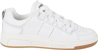 Copenhagen Witte leren sneakers - Dames - Sneakers - Wit - 37 EU - Leer - Schoenen