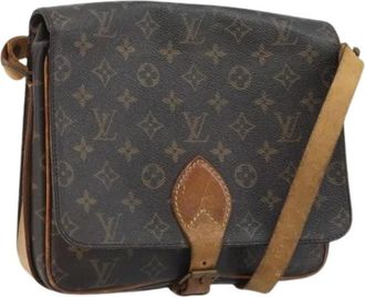 Louis Vuitton Pre-owned Cross Body Bags, female, Brown, Size: ONE SIZE Pre-owned Cartouchiere GM Shoulder Bag