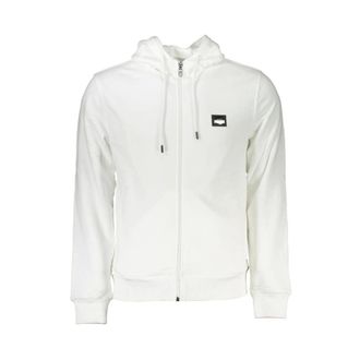Cavalli Heren, Sweatshirts & Hoodies, Wit, Maat: 2XL Katoen
