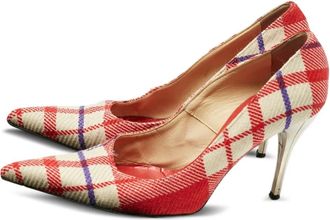 Versace Pumps a quadri - Rosso