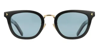 Prada PR C01SD Asian Fit Polarized 16K04D Mens Sunglasses Black Size 49
