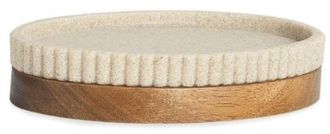 Andrea House Schicke Seifenschale Fabian 14 x 9.5 cm - Beige