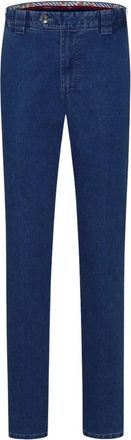 Meyer 127 Dublin Jeans - Heren - Slim Fit Jeans - Blauw - 2XL - Leer - Jeans