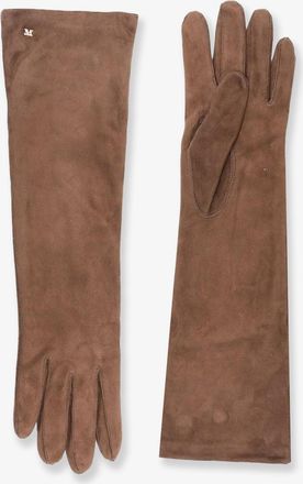 Max Mara Guanti lunghi Afide in suede - MAX MARA - gender_Woman