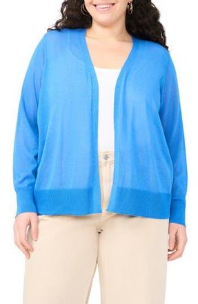 Vince Camuto Tissue Knit Cardigan in Cool Vista Blue at Nordstrom Rack, Size 2X