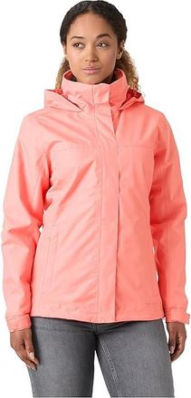 Helly Hansen Rain Jacket Womens Coat Coral Almond : SM, Polyester