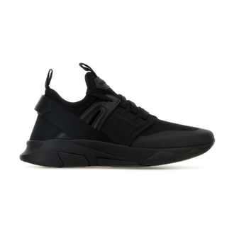 Tom Ford Jago Sneakers - Heren - Sneakers - Zwart - 40 EU - Katoen - Schoenen