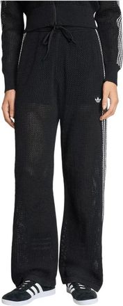 adidas Gebreide Gehaakte Firebird Trainingsbroek - Dames - Trainingsbroeken - Zwart - XS - Polyester - Fitness