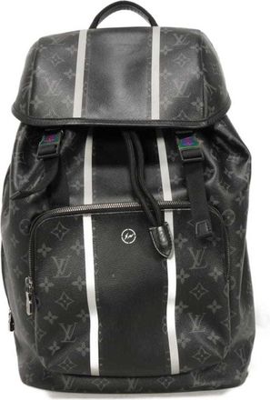 Louis Vuitton Monogram Eclipse Black Noir Monogram Eclipse Backpack (Pre-Owned)