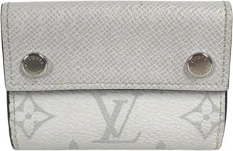 Louis Vuitton Pre-owned Fabric Wallet - unisex - Vintage Accessoires - Wit - ONE Size - Vintage