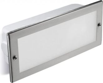 Forlight Aplique led acero inoxidable gris 23x7x10 cm