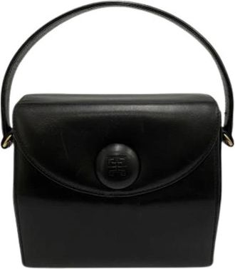 Givenchy Pre-owned Leren Handtas - Dames - Vintage Handtas - Zwart - ONE Size - Leer - Vintage