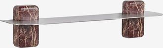 Sklum Pack De 2 Estantes De Pared Para Ba&ntilde;o En Acero Inoxidable Serbian Sklum &x2194&xfe0e 80 Cm