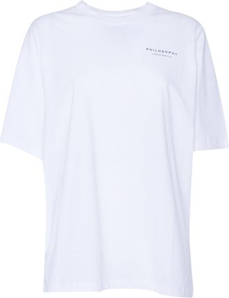 Philosophy di Lorenzo Serafini Filosof&iacute;a Di Lorenzo Serafini Camiseta Bianca Con Logo