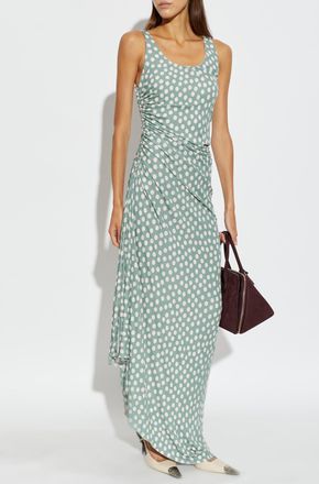 Alaia Polka Dot Dress, Womens, Green