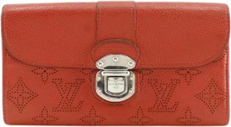Louis Vuitton Pre-owned Iris Portemonnee - Dames - Vintage Accessoires - Rood - ONE Size - Leer - Vintage