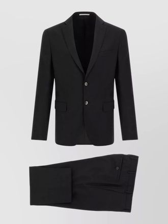 Pal Zileri wool ceremony suit notch lapel design