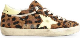 Golden Goose Super-Star Sneakers - Dames - Sneakers - Bruin - 35 EU - Katoen - Schoenen