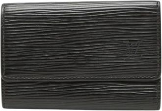 Louis Vuitton Pre-owned Wallets, female, Black, Size: ONE SIZE Pre-owned Keycase