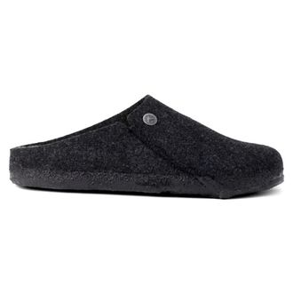 Birkenstock Zermatt Rivet Clog met Verwijderbaar Voetbed - Dames - Pantoffels - Grijs - 35 EU - Wol - Schoenen
