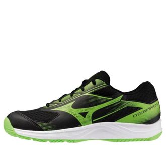 Mizuno Cyclone Speed 5 Volleyball Wide Width 3E Black Green V1GA258049