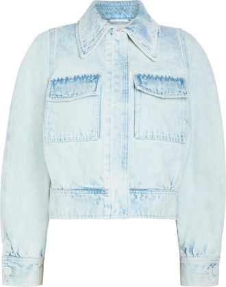 Dries Van Noten Vistam Washed Denim Jacket - Light Blue 2 - 40 (UK12 / M)