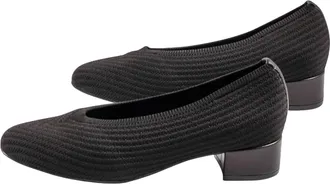 Vaneli Womens Vartan Stretch Knit Heel In Black