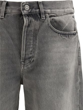 Golden Goose Mens Jeans Parker Grey Cotton Trousers
