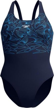 Speedo Hyperboom Placement Muscleback Badeanzug für Damen | blau