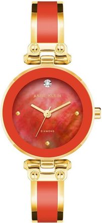 Anne Klein Accented Red Dial Ladies Watch AK-1980RDGB