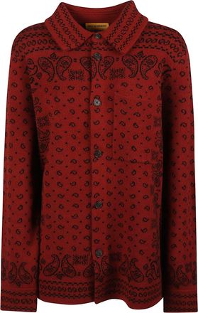 Guest In Residence Wild Rag Patterned Cashmere Shirt